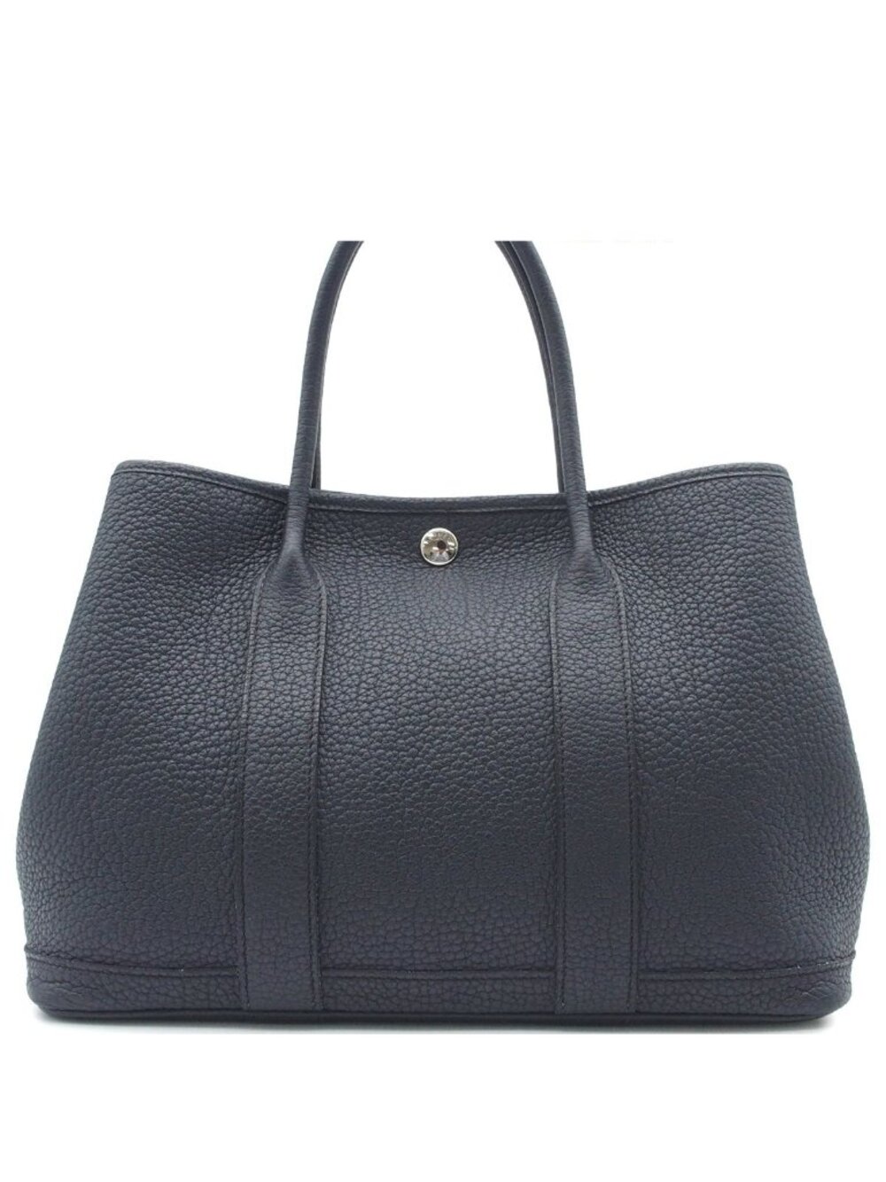 Hermes Garden Party TPM Blue Indigo Silver Negonda Tote Bag